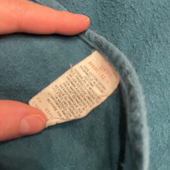 Woolrich button down size L Long - Picture 4 of 4